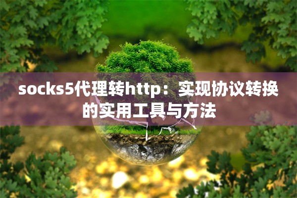 socks5代理转http：实现协议转换的实用工具与方法