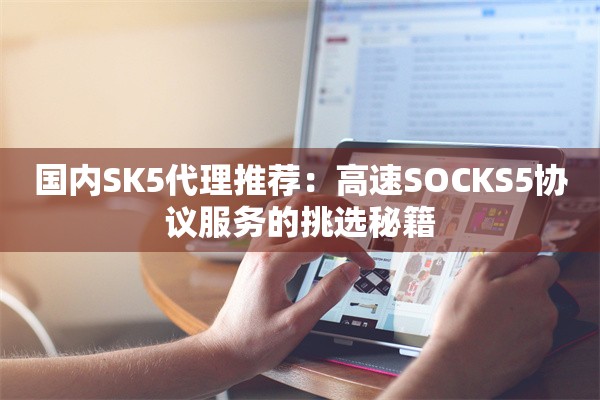 国内SK5代理推荐:高速SOCKS5协议服务的挑选秘籍
