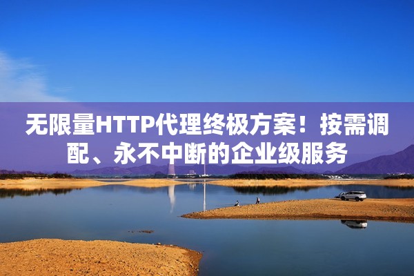 无限量HTTP代理终极方案!按需调配、永不中断的企业级服务