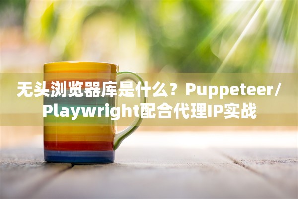 无头浏览器库是什么？Puppeteer/Playwright配合代理IP实战