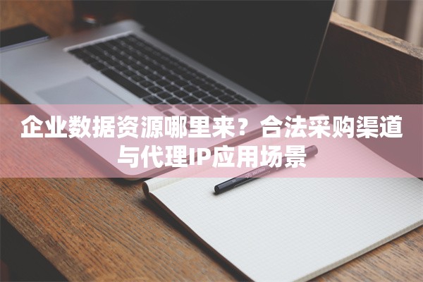 企业数据资源哪里来？合法采购渠道与代理IP应用场景