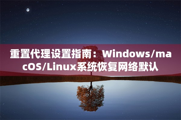 重置代理设置指南：Windows/macOS/Linux系统恢复网络默认