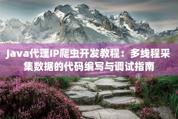 Java代理IP爬虫开发教程:多线程采集数据的代码编写与调试指南
