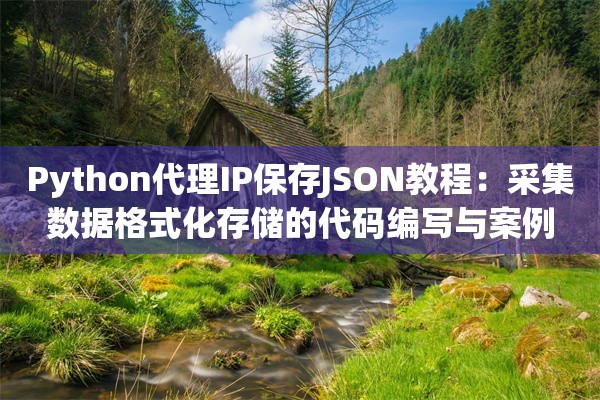 Python代理IP保存JSON教程:采集数据格式化存储的代码编写与案例
