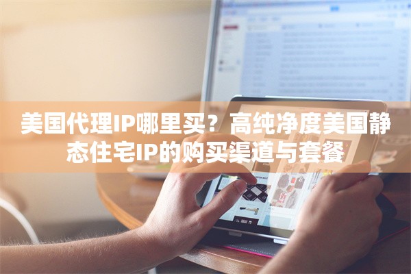 美国代理IP哪里买？高纯净度美国静态住宅IP的购买渠道与套餐