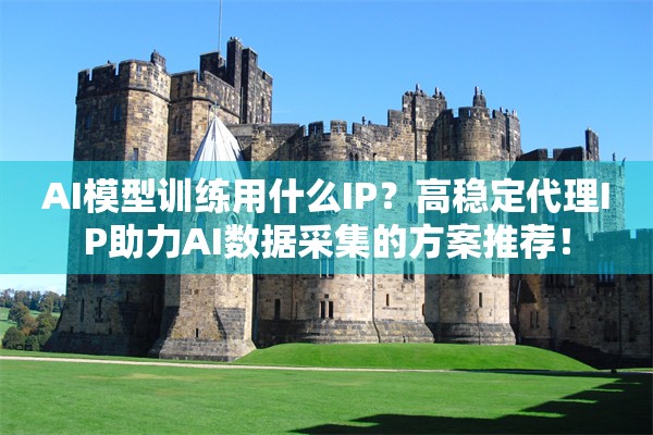 AI模型训练用什么IP？高稳定代理IP助力AI数据采集的方案推荐！