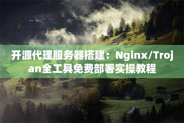 开源代理服务器搭建：Nginx/Trojan全工具免费部署实操教程