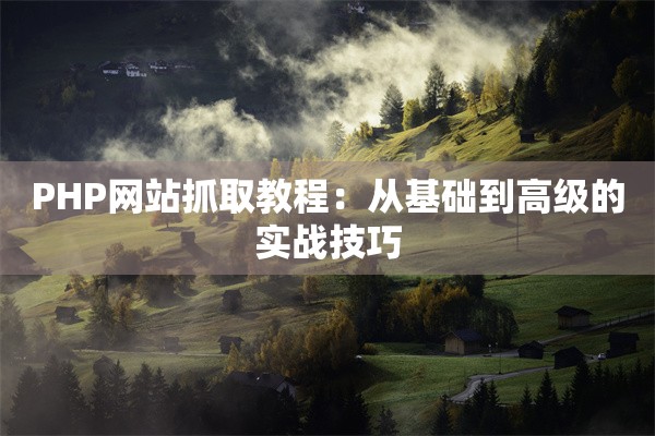 PHP网站抓取教程：从基础到高级的实战技巧