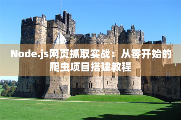 Node.js网页抓取实战：从零开始的爬虫项目搭建教程