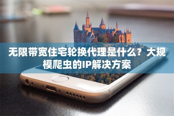 无限带宽住宅轮换代理是什么？大规模爬虫的IP解决方案