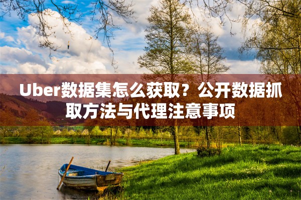 Uber数据集怎么获取？公开数据抓取方法与代理注意事项