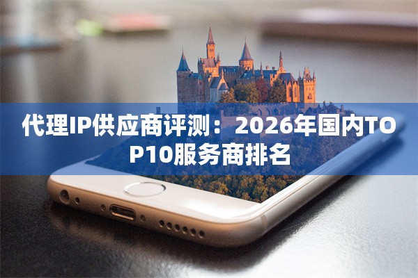 代理IP供应商评测：2026年国内TOP10服务商排名