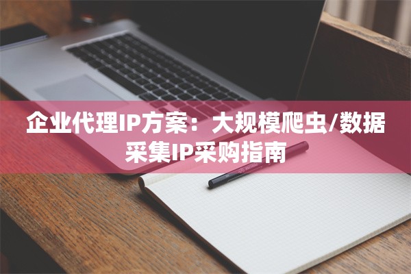 企业代理IP方案：大规模爬虫/数据采集IP采购指南