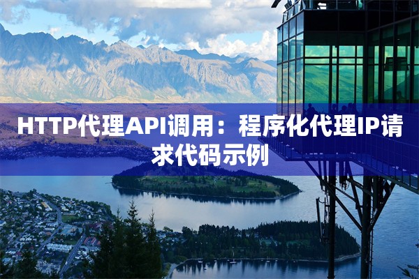 HTTP代理API调用:程序化代理IP请求代码示例
