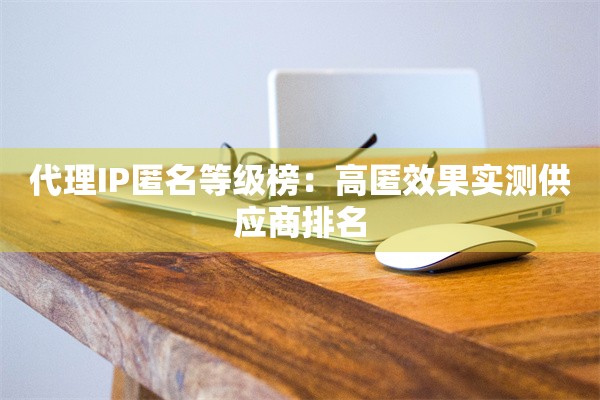 代理IP匿名等级榜：高匿效果实测供应商排名