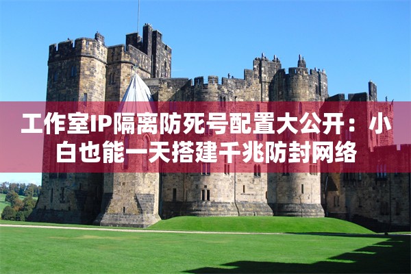 工作室IP隔离防死号配置大公开：小白也能一天搭建千兆防封网络