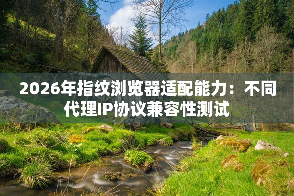 2026年指纹浏览器适配能力：不同代理IP协议兼容性测试