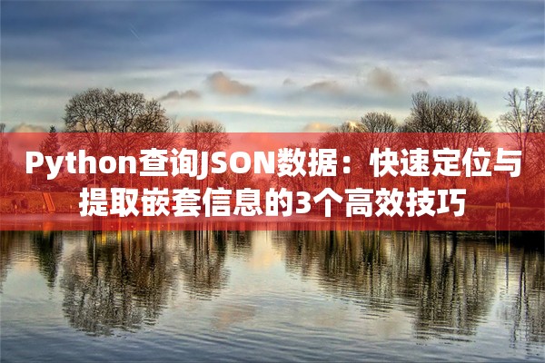 Python查询JSON数据：快速定位与提取嵌套信息的3个高效技巧