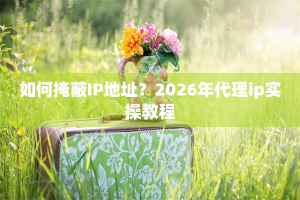 如何掩蔽IP地址？2026年代理ip实操教程