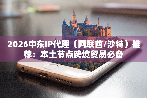 2026中东IP代理(阿联酋/沙特)推荐:本土节点跨境贸易必备