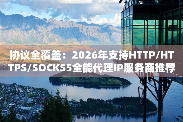 协议全覆盖：2026年支持HTTP/HTTPS/SOCKS5全能代理IP服务商推荐