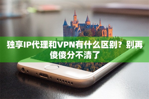独享IP代理和VPN有什么区别？别再傻傻分不清了