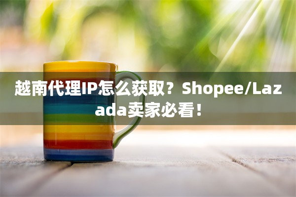 越南代理IP怎么获取？Shopee/Lazada卖家必看！