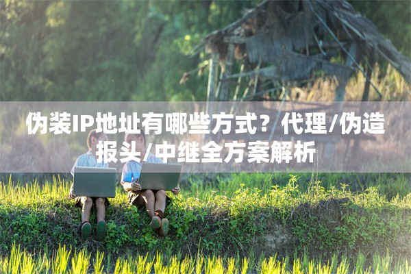 伪装IP地址有哪些方式？代理/伪造报头/中继全方案解析