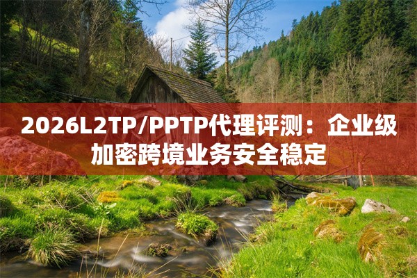 2026L2TP/PPTP代理评测：企业级加密跨境业务安全稳定