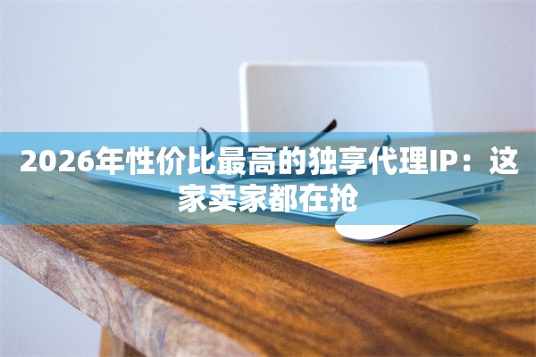 2026年性价比最高的独享代理IP：这家卖家都在抢