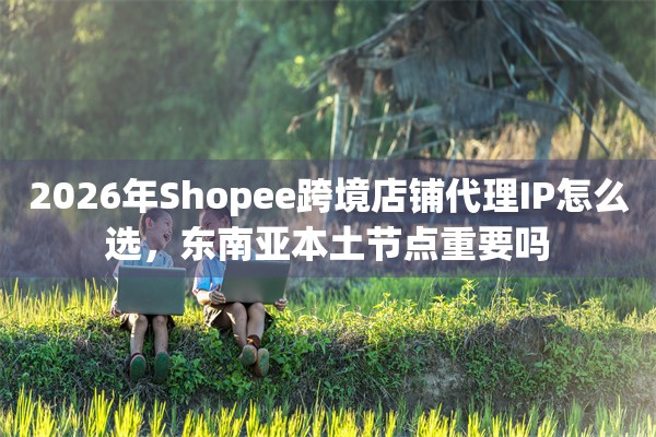 2026年Shopee跨境店铺代理IP怎么选，东南亚本土节点重要吗