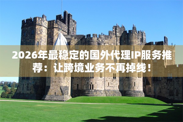 2026年最稳定的国外代理IP服务推荐：让跨境业务不再掉线！