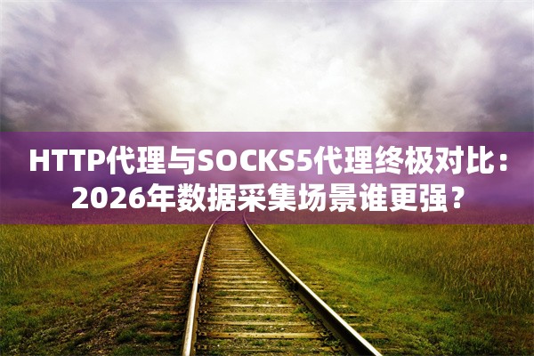 HTTP代理与SOCKS5代理终极对比：2026年数据采集场景谁更强？