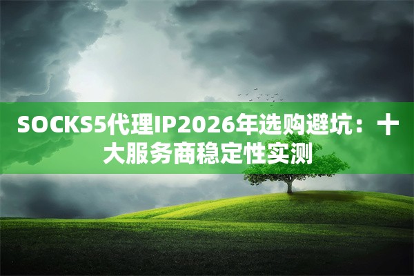 SOCKS5代理IP2026年选购避坑：十大服务商稳定性实测