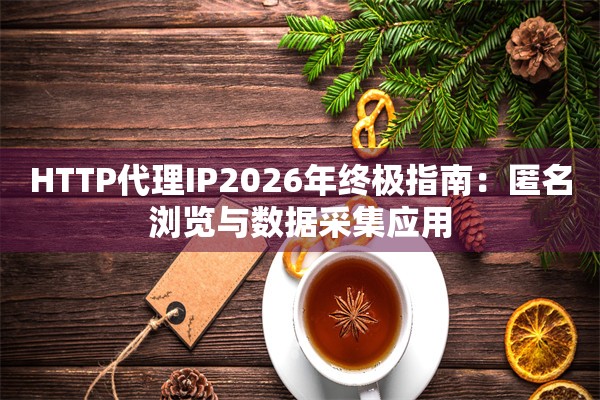 HTTP代理IP2026年终极指南：匿名浏览与数据采集应用
