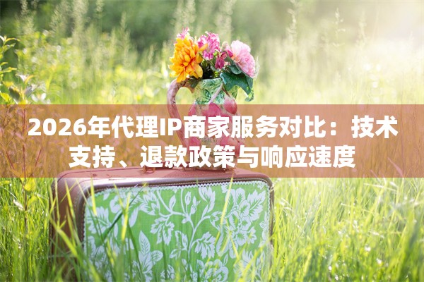 2026年代理IP商家服务对比：技术支持、退款政策与响应速度