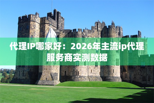 代理IP哪家好：2026年主流ip代理服务商实测数据