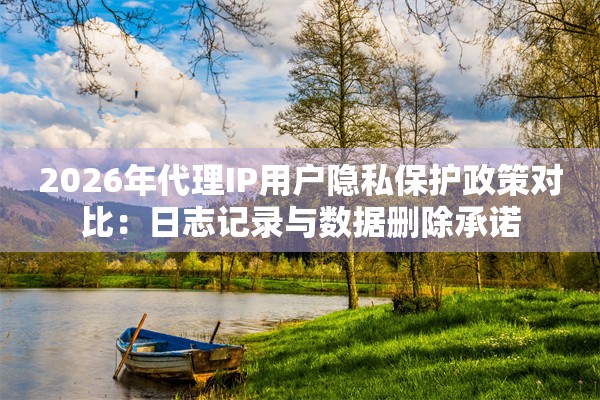2026年代理IP用户隐私保护政策对比：日志记录与数据删除承诺