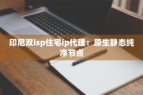 印尼双isp住宅ip代理：原生静态纯净节点