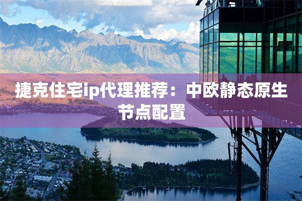 捷克住宅ip代理推荐:中欧静态原生节点配置