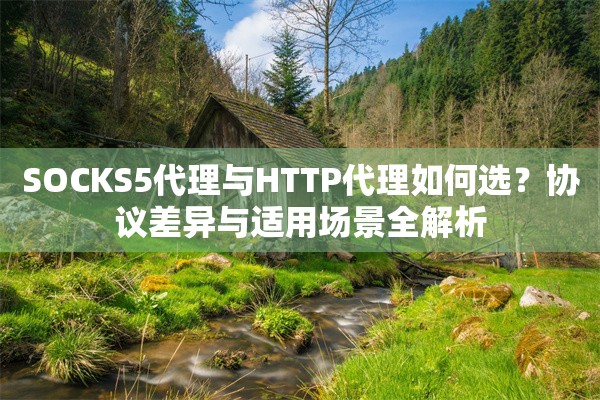 SOCKS5代理与HTTP代理如何选?协议差异与适用场景全解析
