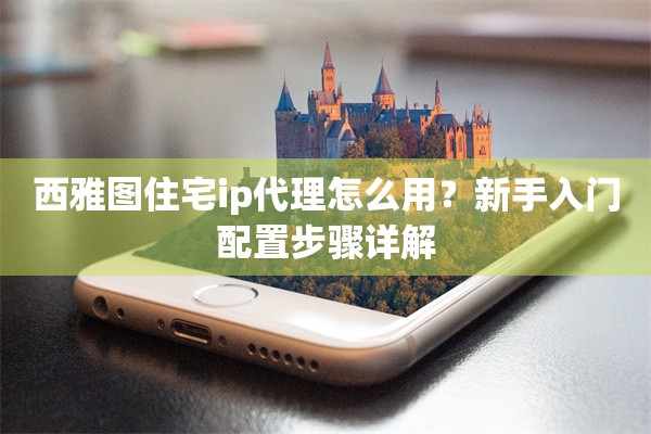 西雅图住宅ip代理怎么用？新手入门配置步骤详解
