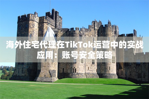 海外住宅代理在TikTok运营中的实战应用：账号安全策略