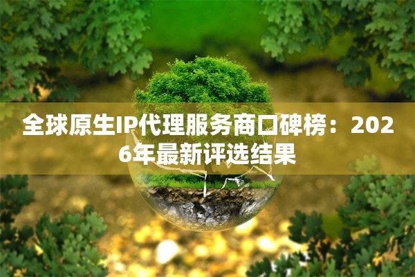 全球原生IP代理服务商口碑榜:2026年最新评选结果