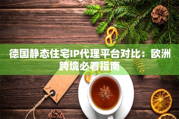 德国静态住宅IP代理平台对比：欧洲跨境必看指南