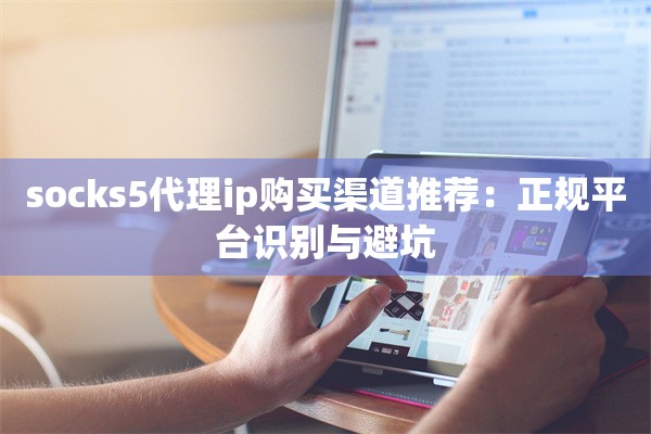 socks5代理ip购买渠道推荐:正规平台识别与避坑