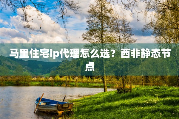 马里住宅ip代理怎么选？西非静态节点