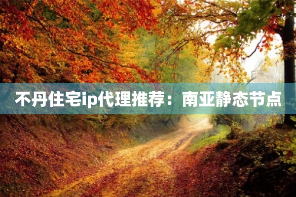 不丹住宅ip代理推荐：南亚静态节点