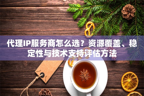 代理IP服务商怎么选?资源覆盖、稳定性与技术支持评估方法 代理IP服务商怎么选?资源覆盖、稳定性与技术支持评估方法
