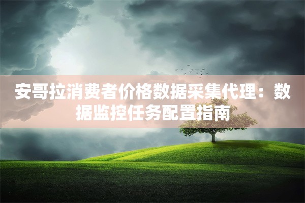 安哥拉消费者价格数据采集代理：数据监控任务配置指南